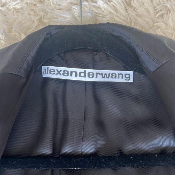 Alexander Wang Black Cinched Waist Blazer in Black Size 2 - Picture 7 of 7